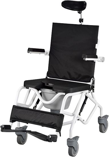 Picture of Tilt In Space Aluminium Commode Shower Chair