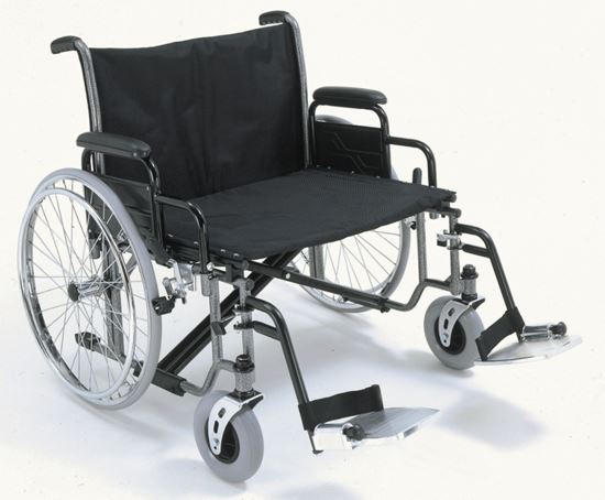 Picture of Bariatric Wheelchair det.arms swing away F/rests 66cm(26")