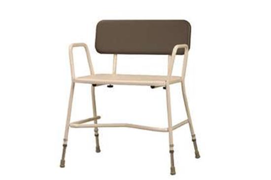 Picture of Extra Wide Shower Chair with Detachable Back