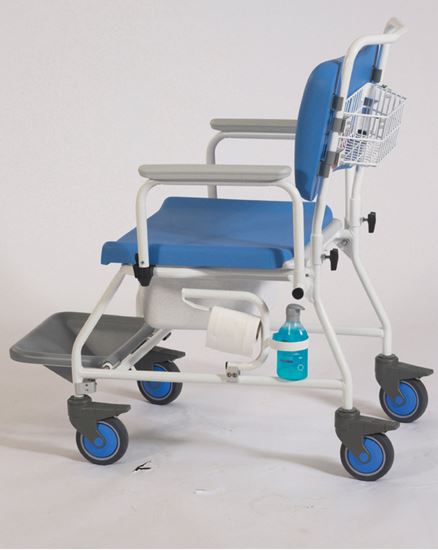 Picture of Atlantic Bariatric Commode and Shower Chair with Footrests (22")