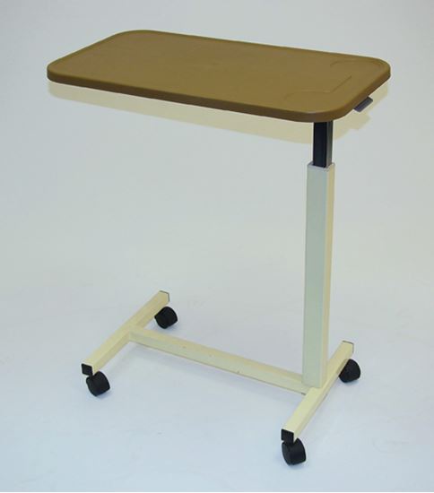 Picture of Overbed table with castors & ratchet handle adjustment