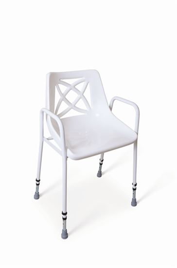 Picture of Andway Static Shower Chair with Adjustable Height Legs