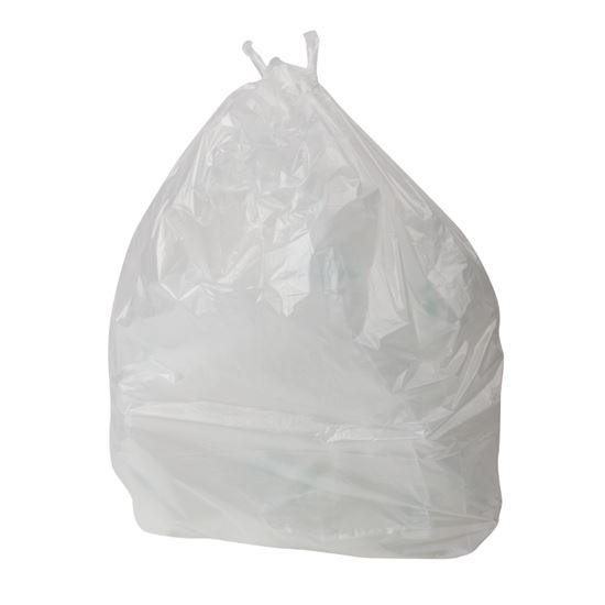 Picture of Jantex Swing Bin Liners White Pack 1000