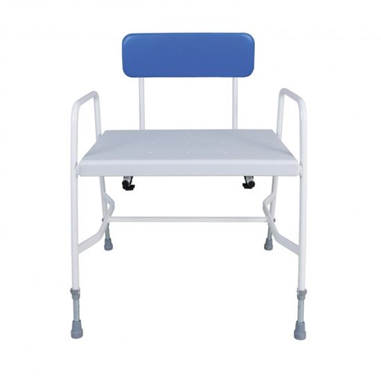 Picture of Bariatric Adjustable Vinyl Back Shower Chair