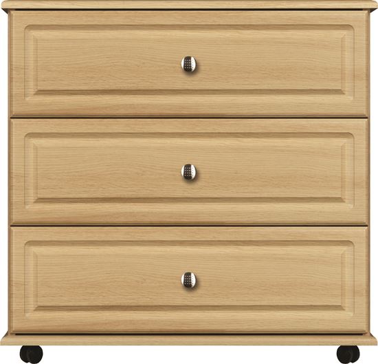 Picture of ANTLIA 3 Drawer chest wide with Rounded Top