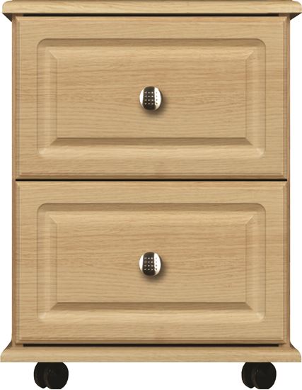 Picture of ANTLIA 2 Drawer Bedside with lockable drawer