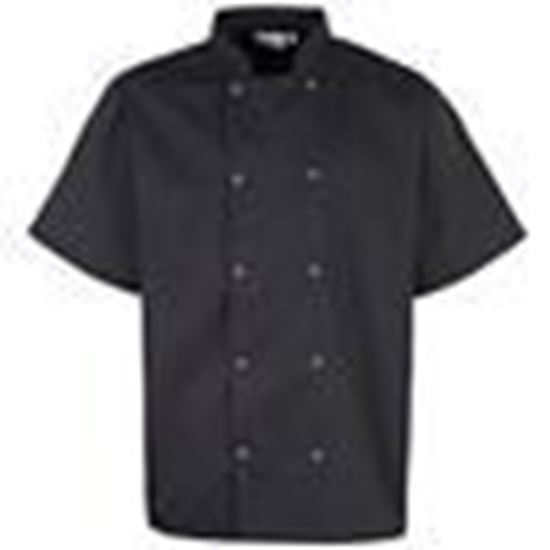 Picture of Chefs Jacket-245gm Polycotton - Black