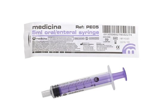 Picture of Penta Oral / Enteral Syringe 5ml (100)