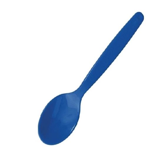 Picture of Polycarbonate Blue Spoon 170mm (pk 12)