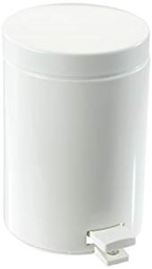 Picture of White Pedal Bin - 3 Ltr