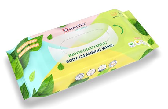 Picture of Omnitex Naturals Biodegradable Body Cleansing Wipes (40pk)