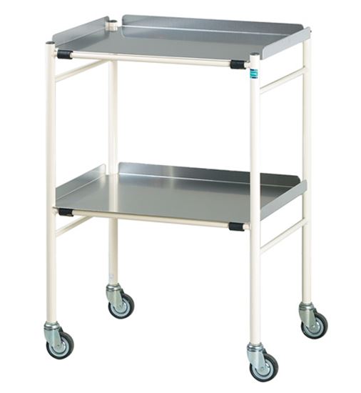 Picture of Halifax Surgical Trolley With Alluminium Shelves (630X470mm)