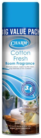 Picture of CHARM Cotton Fresh Aerosol Airfreshener (240ml) Case 12