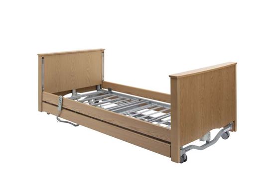 Picture of Bradshaw Low Profiling Bed - Light Oak Finish