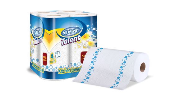 Picture of Talent Decorated Kitchen Paper Towel ( 24 )