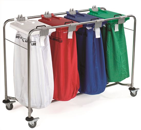 Picture of 4 Bag Laundry Cart