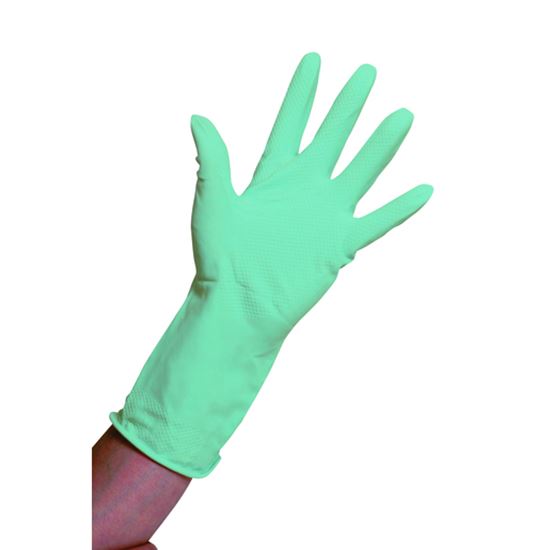 Picture of Rubber Domestic Gloves Green - Medium (pr)