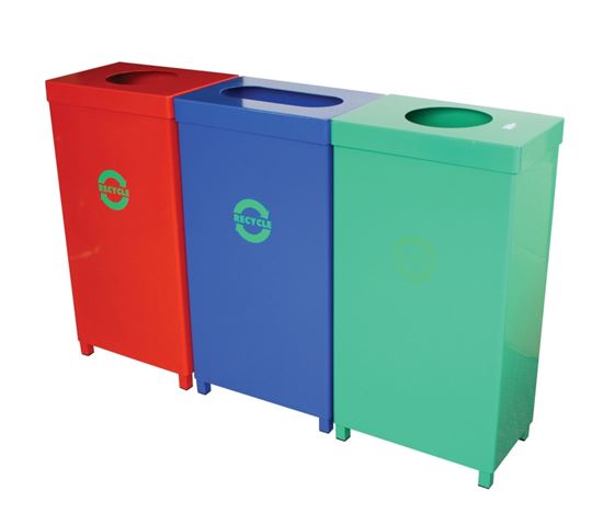 Picture of Recycling Bin - Yellow - 65Ltr