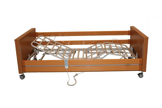 Picture of CYGNUS Profiling Bed with Siderails - Light oak
